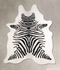 Zebra X-Large Brazilian Cowhide Rug 7'7