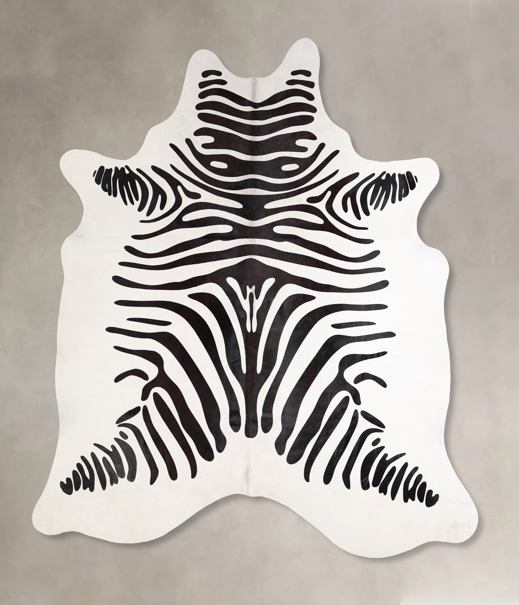 Zebra Cowhide Rug #A34576