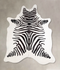 Zebra X-Large Brazilian Cowhide Rug 7'1