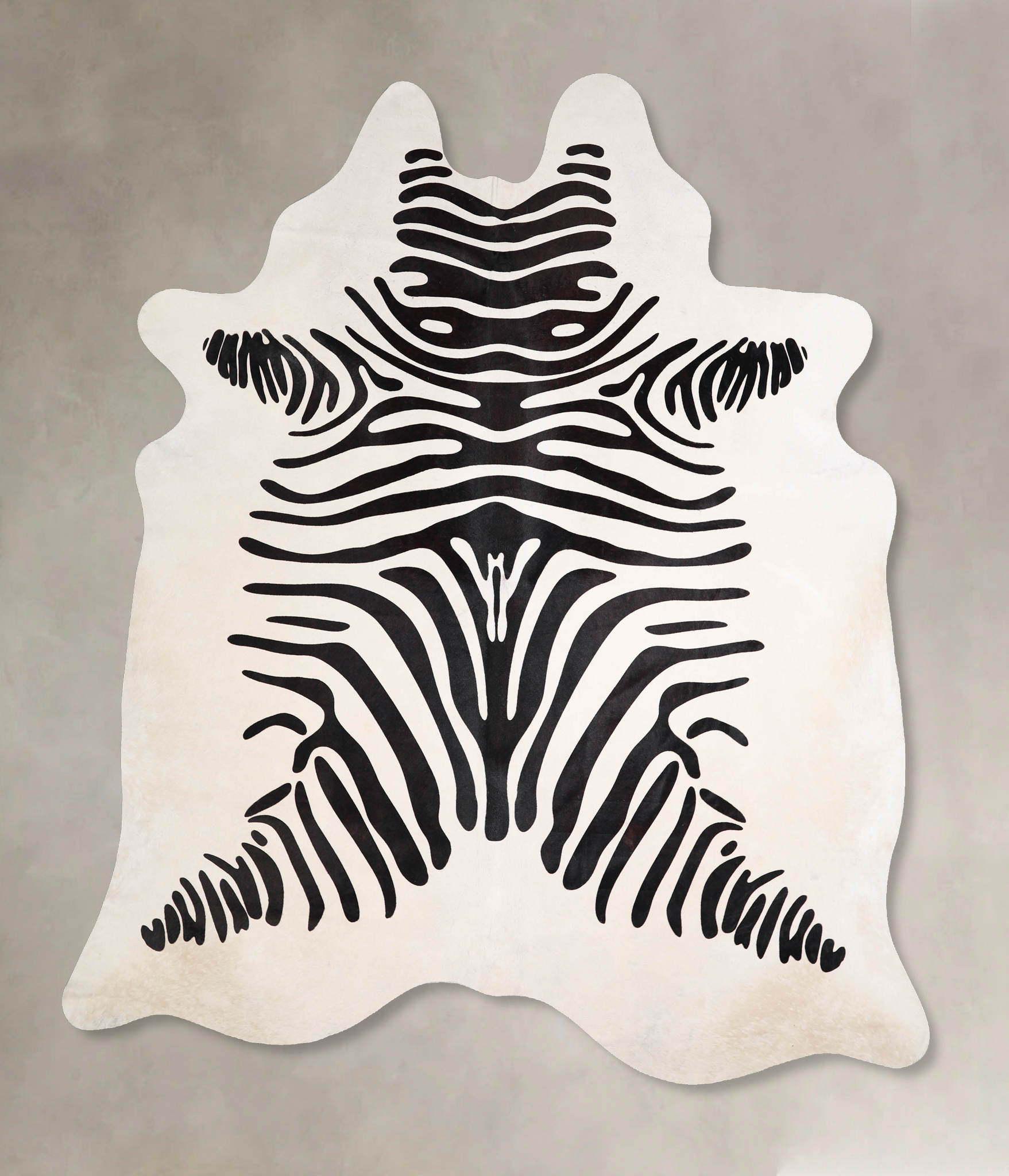 Zebra Cowhide Rug #A34577