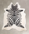 Zebra X-Large Brazilian Cowhide Rug 7'4