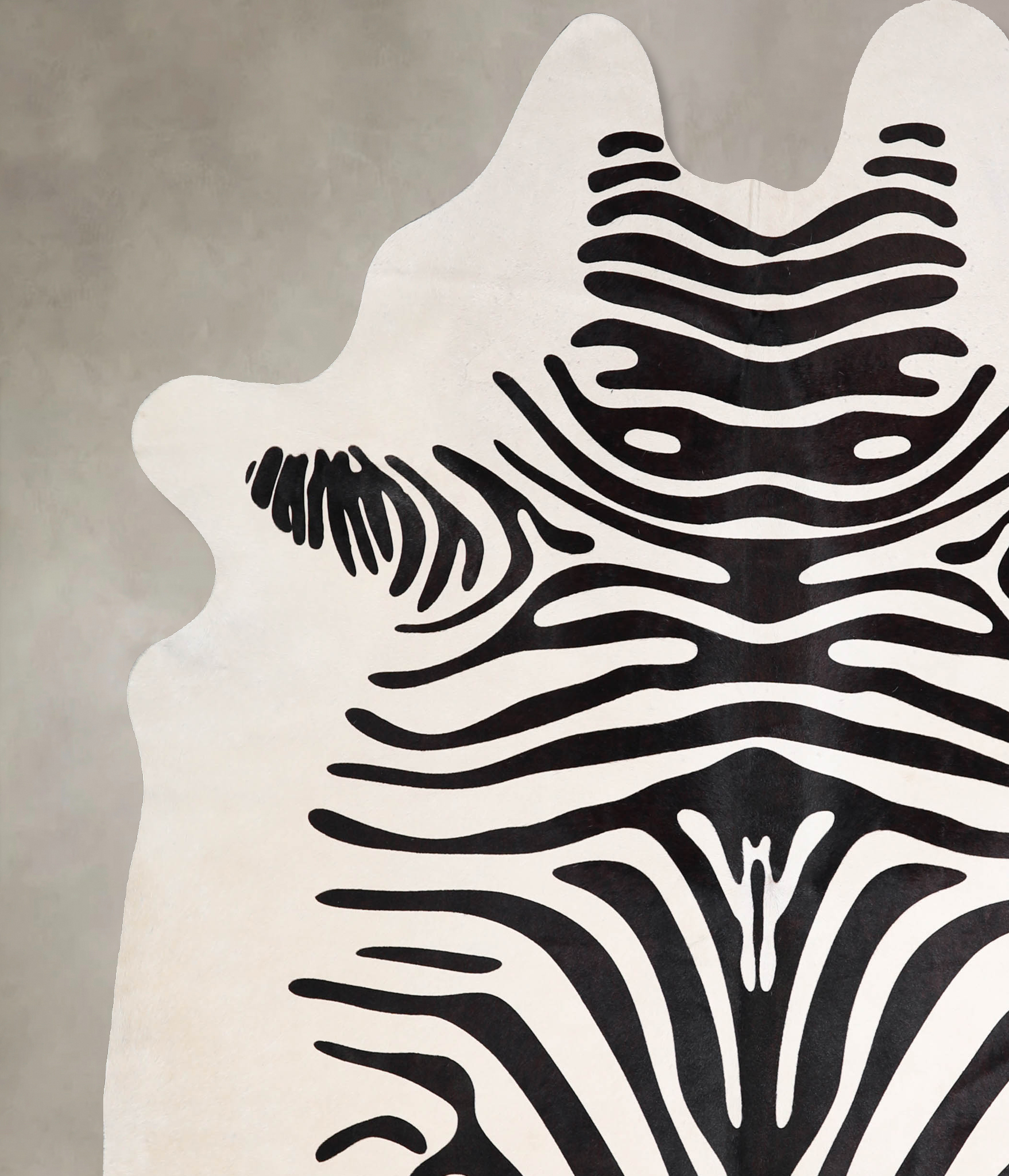 Zebra Cowhide Rug #A34577