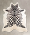 Zebra X-Large Brazilian Cowhide Rug 7'4