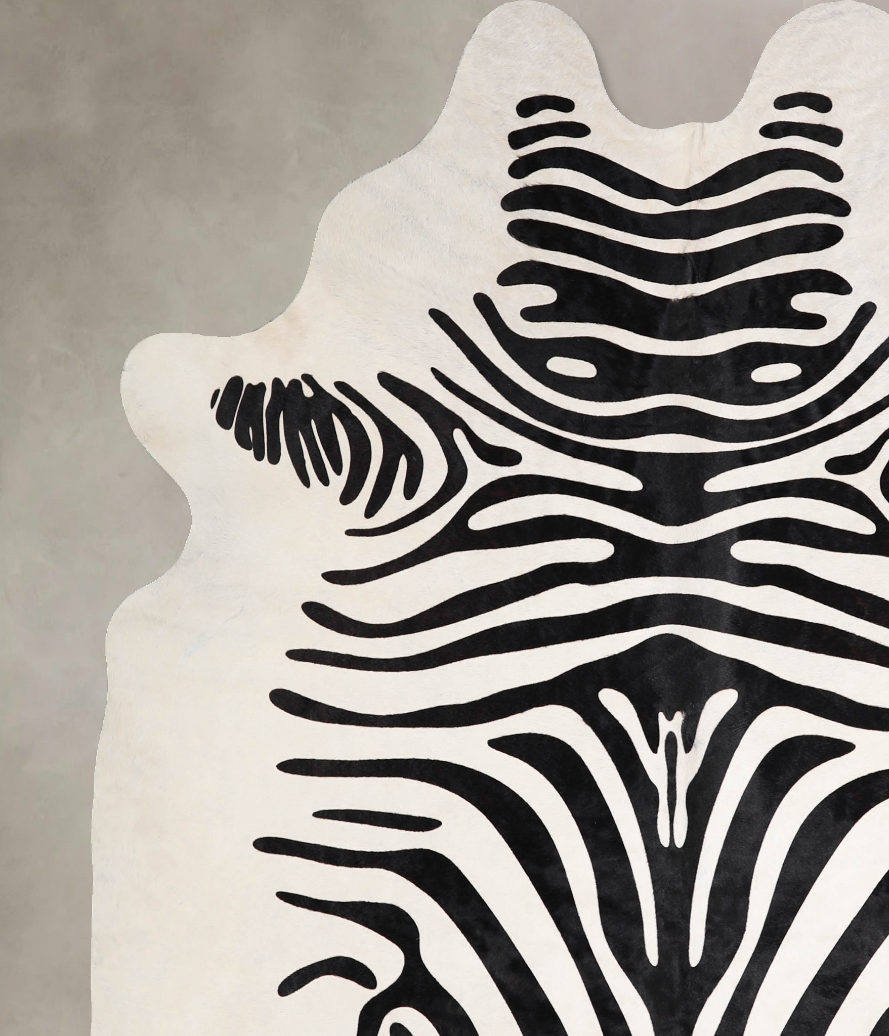 Zebra Cowhide Rug #A34579