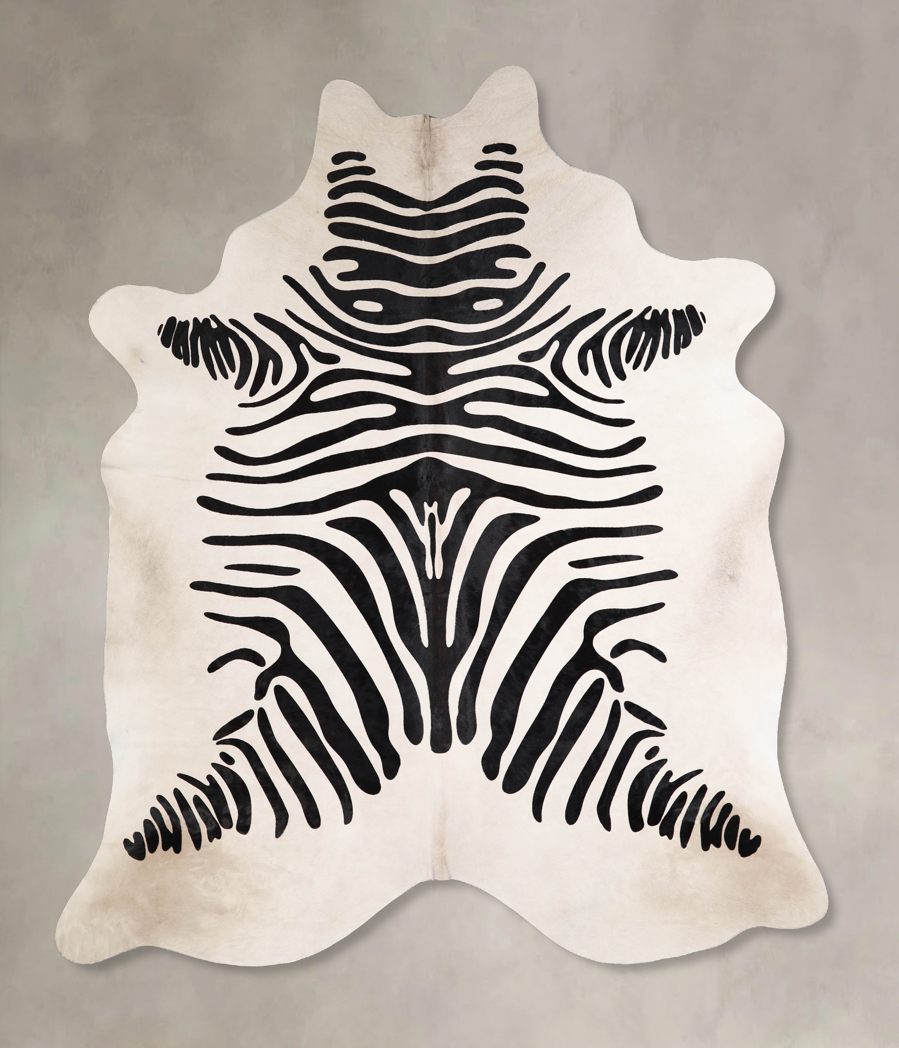 Zebra Cowhide Rug #A34580