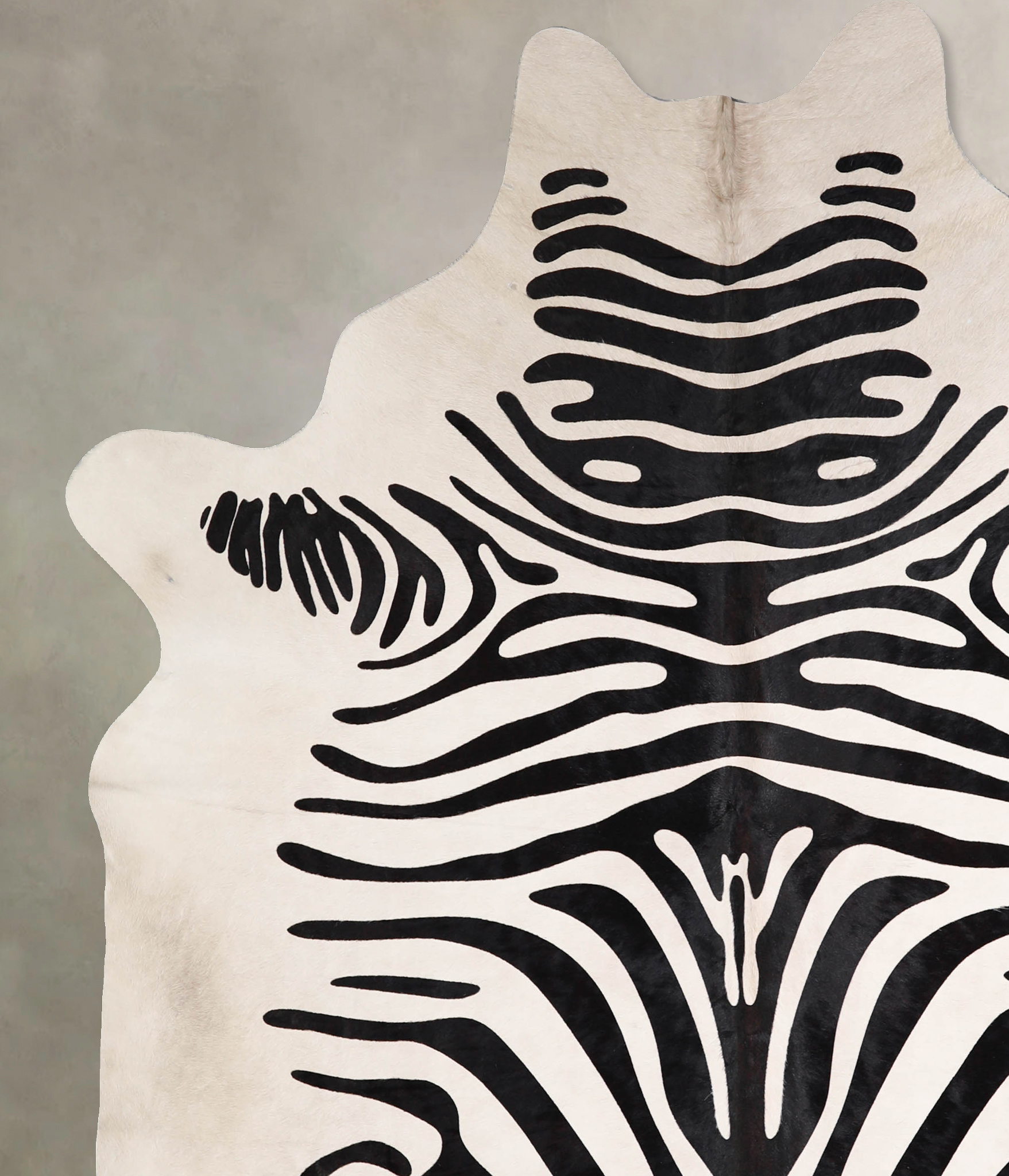 Zebra Cowhide Rug #A34580