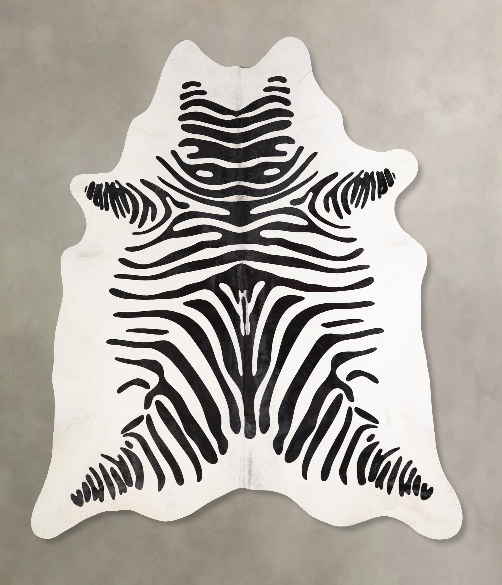 Zebra Cowhide Rug #A34581