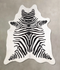 Zebra X-Large Brazilian Cowhide Rug 7'0