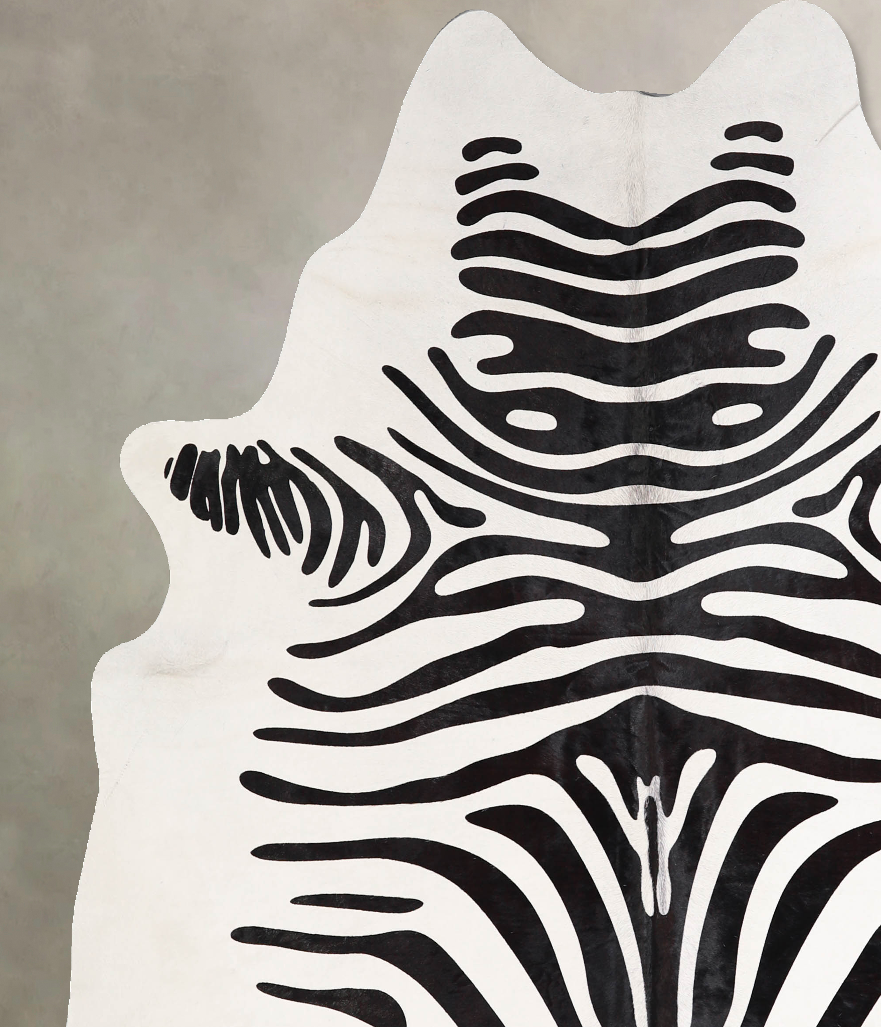 Zebra Cowhide Rug #A34581