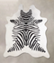 Zebra X-Large Brazilian Cowhide Rug 7'6