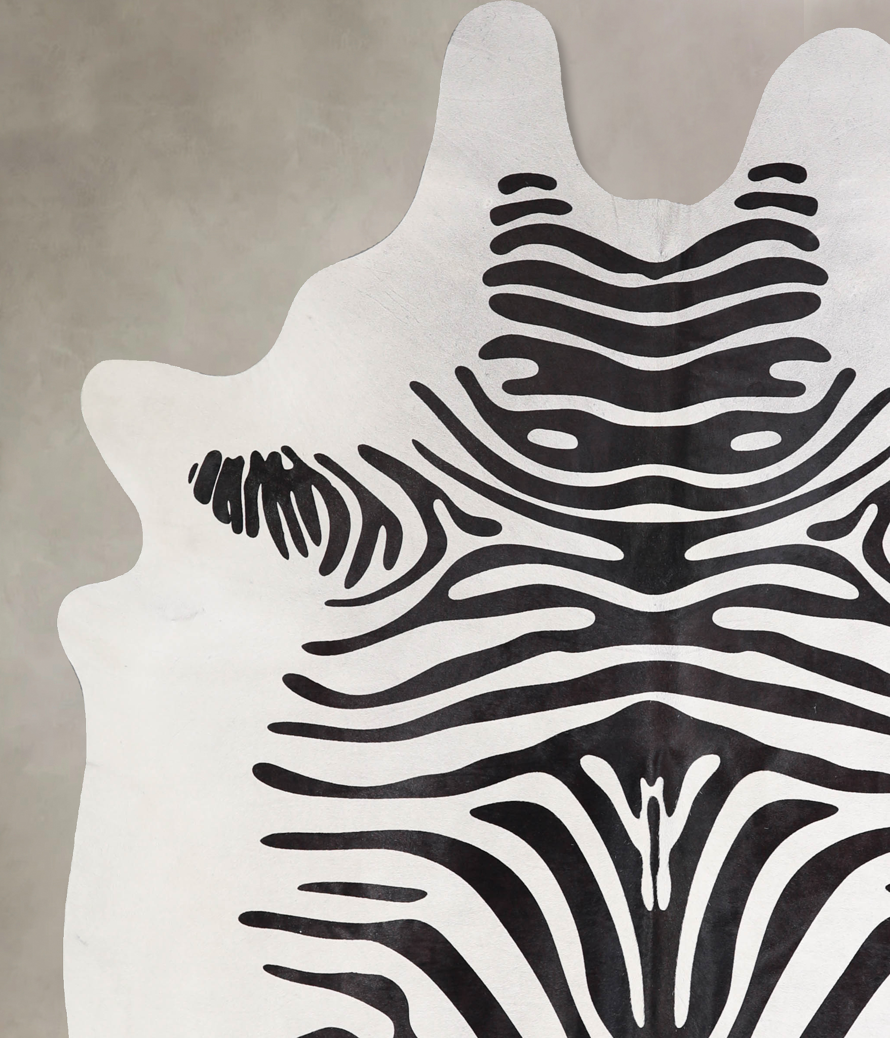 Zebra Cowhide Rug #A34582