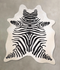 Zebra X-Large Brazilian Cowhide Rug 7'1