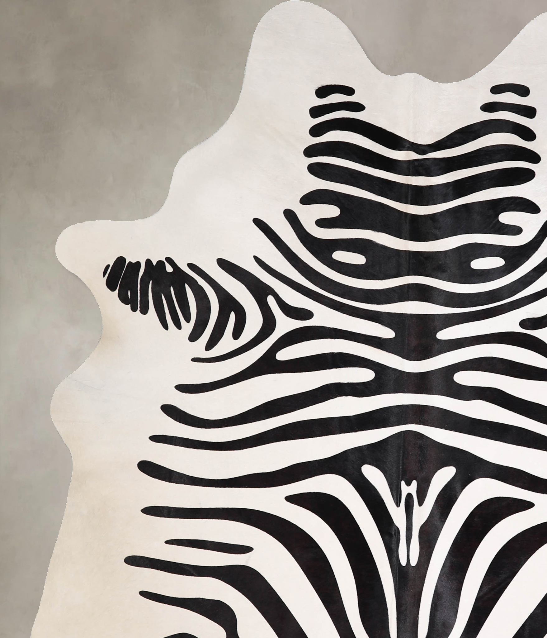 Zebra Cowhide Rug #A34583