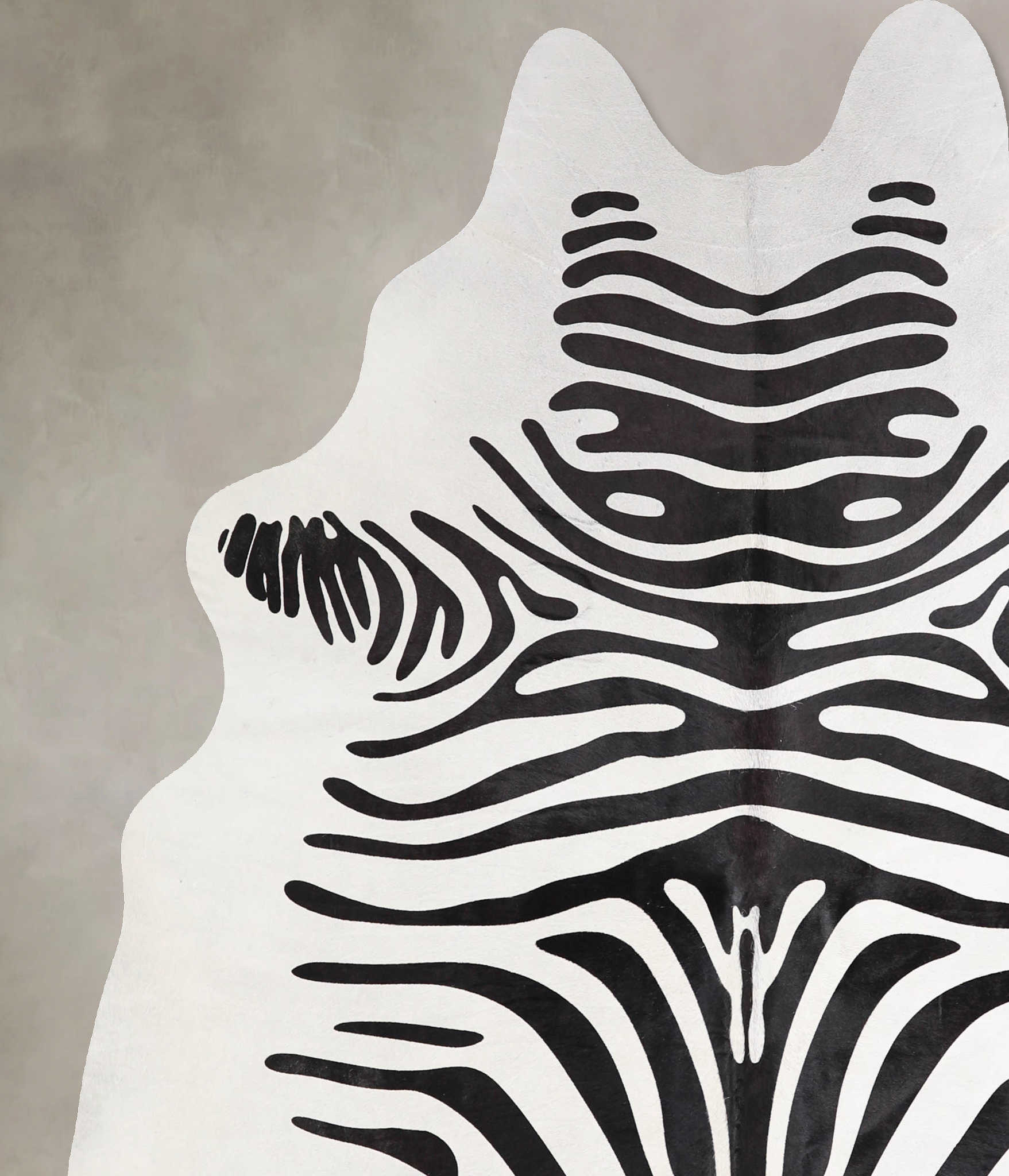 Zebra Cowhide Rug #A34584