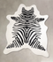 Zebra X-Large Brazilian Cowhide Rug 7'6