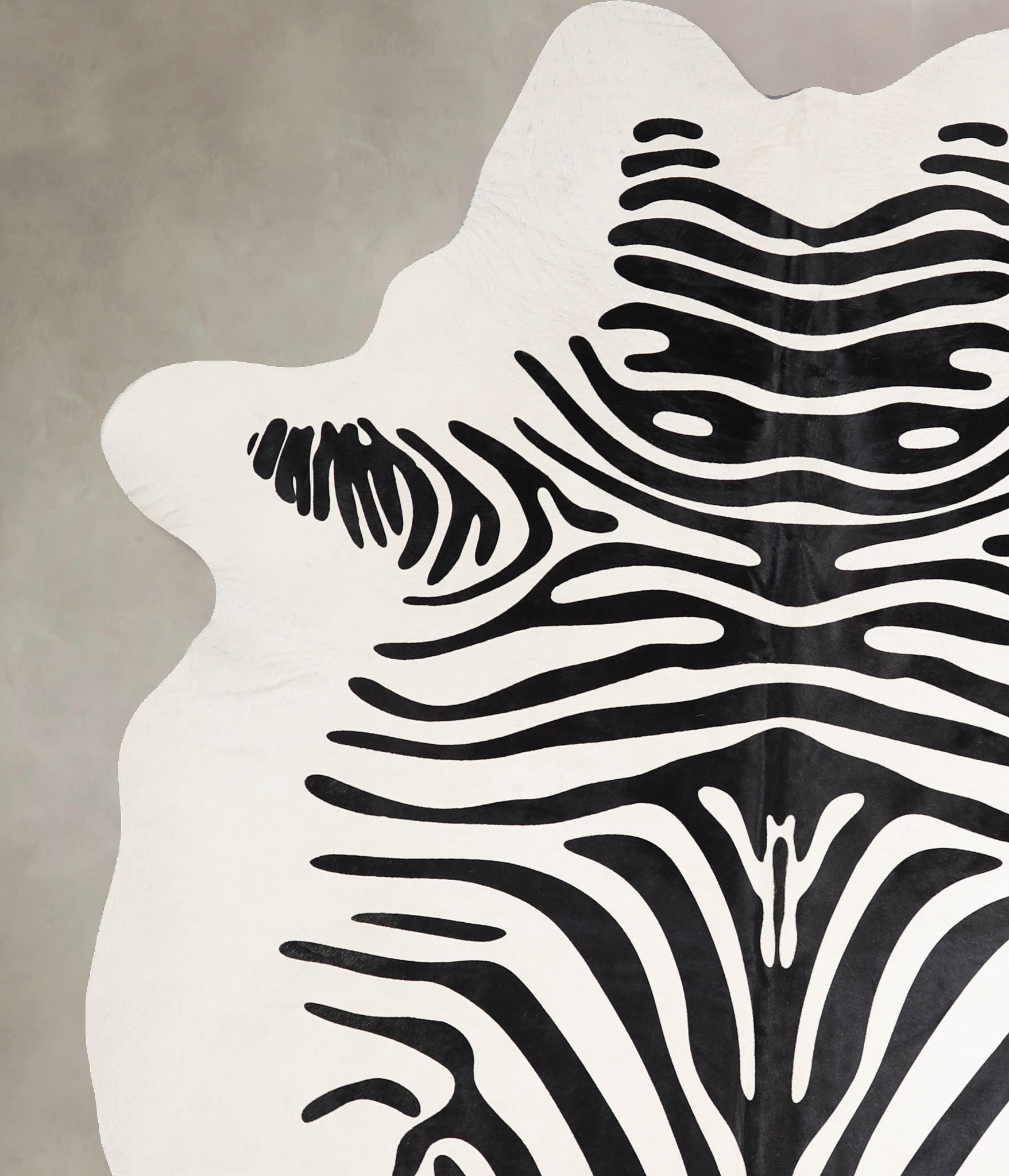 Zebra Cowhide Rug #A34585