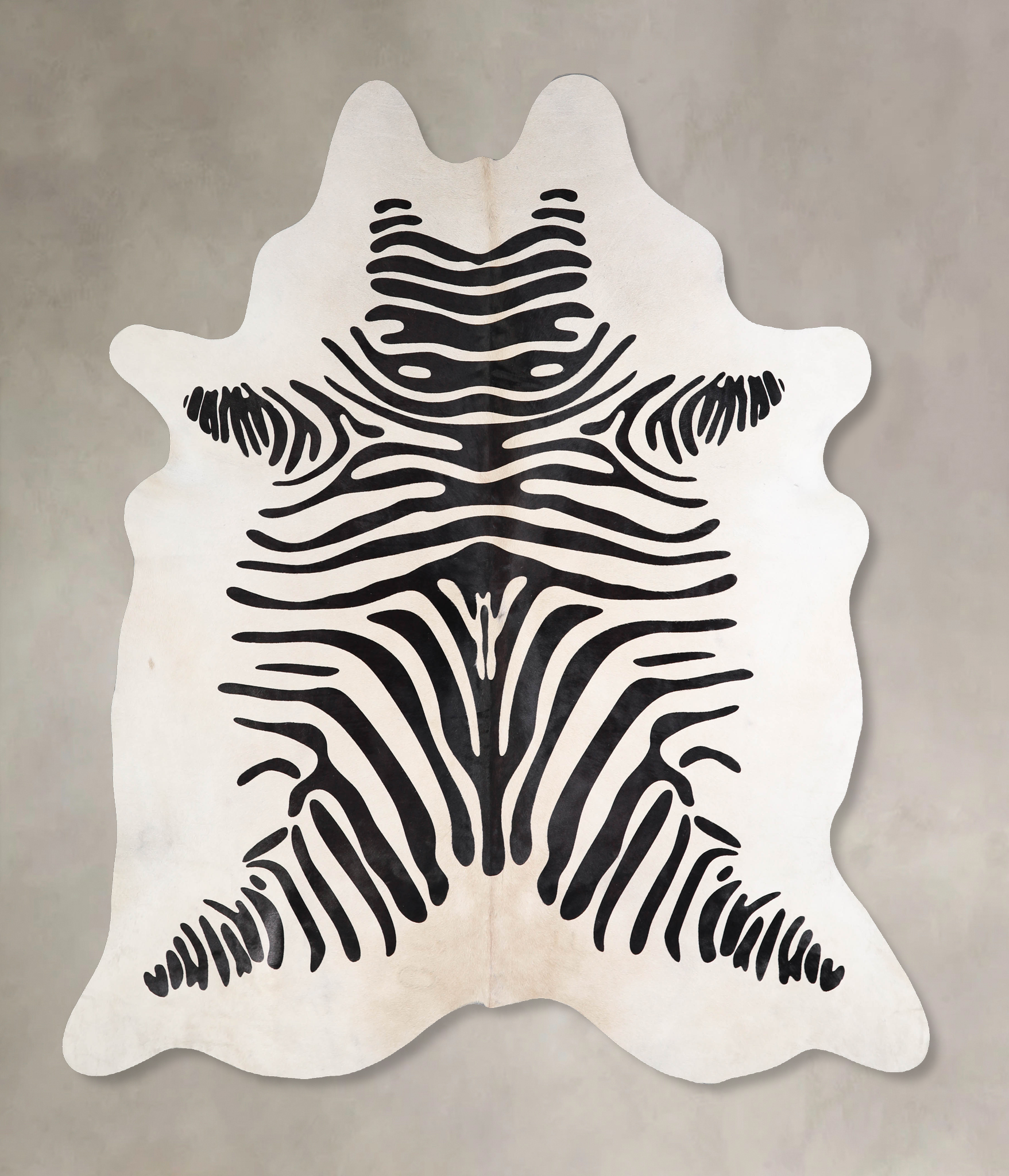 Zebra Cowhide Rug #A34586