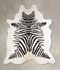 Zebra X-Large Brazilian Cowhide Rug 7'6