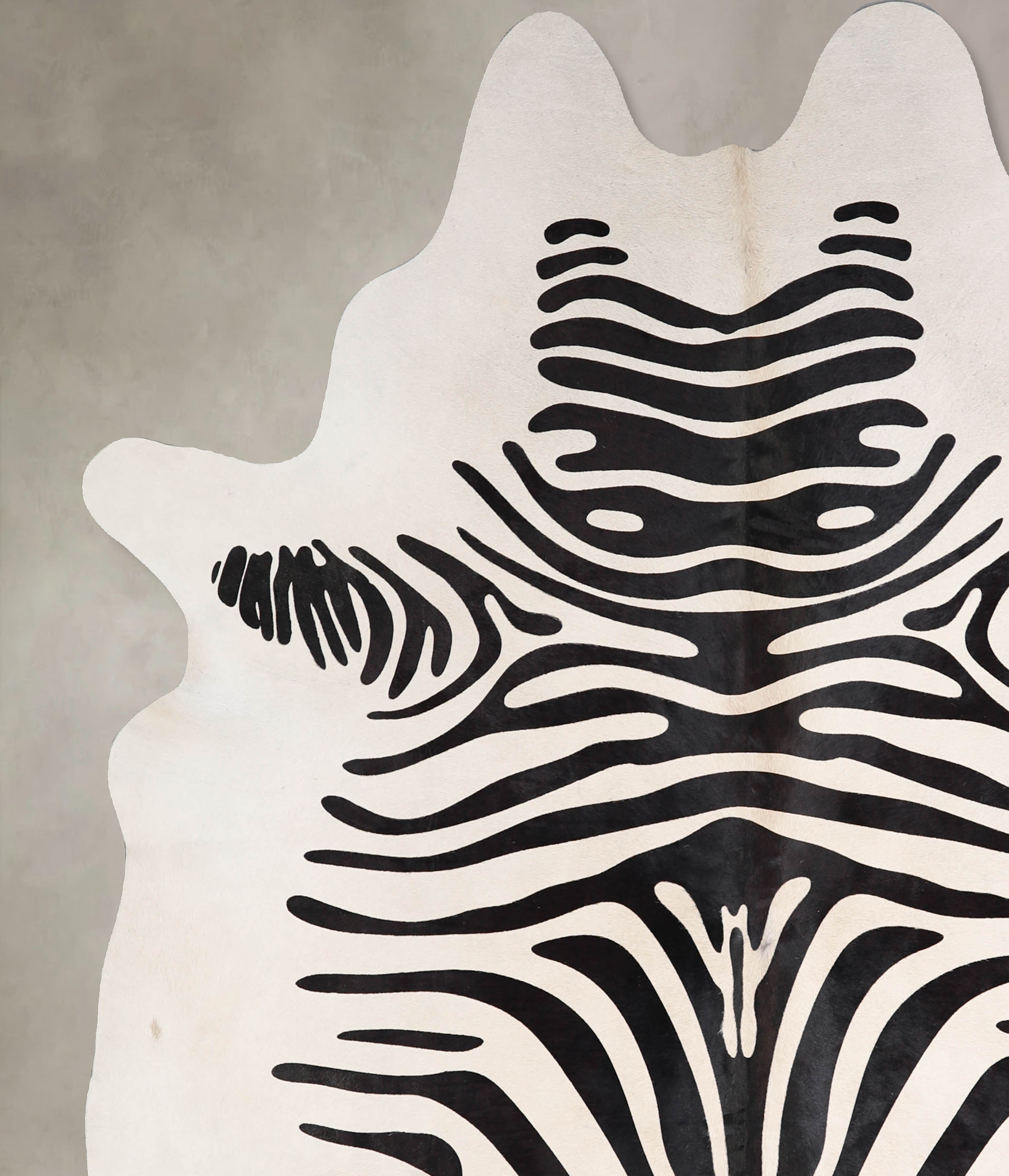 Zebra Cowhide Rug #A34586