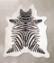 Zebra X-Large Brazilian Cowhide Rug 7'2