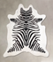 Zebra X-Large Brazilian Cowhide Rug 6'11