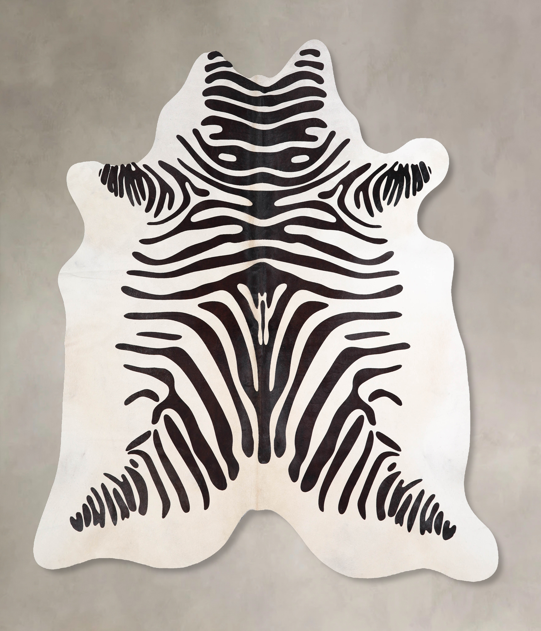 Zebra Cowhide Rug #A34591