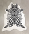 Zebra X-Large Brazilian Cowhide Rug 6'11