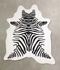 Zebra X-Large Brazilian Cowhide Rug 7'2