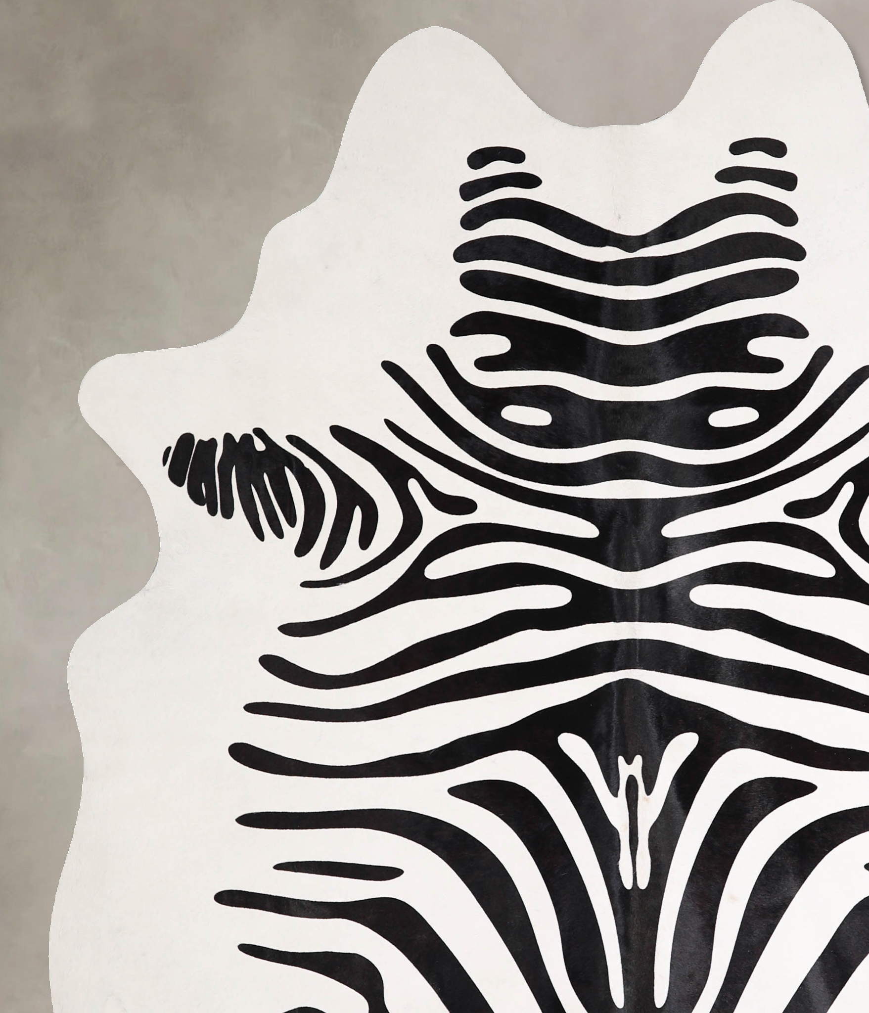 Zebra Cowhide Rug #A34593