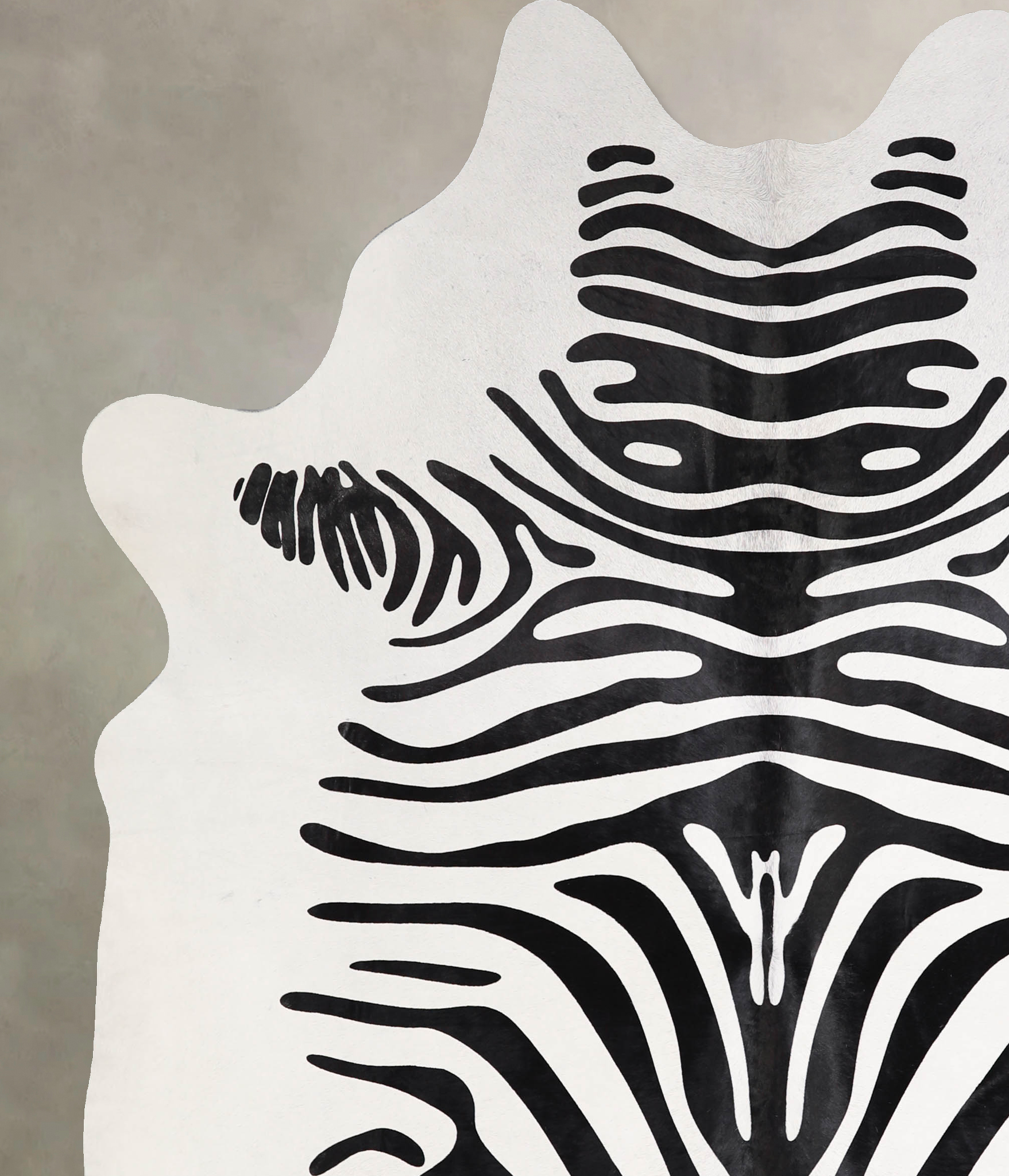 Zebra Cowhide Rug #A34594