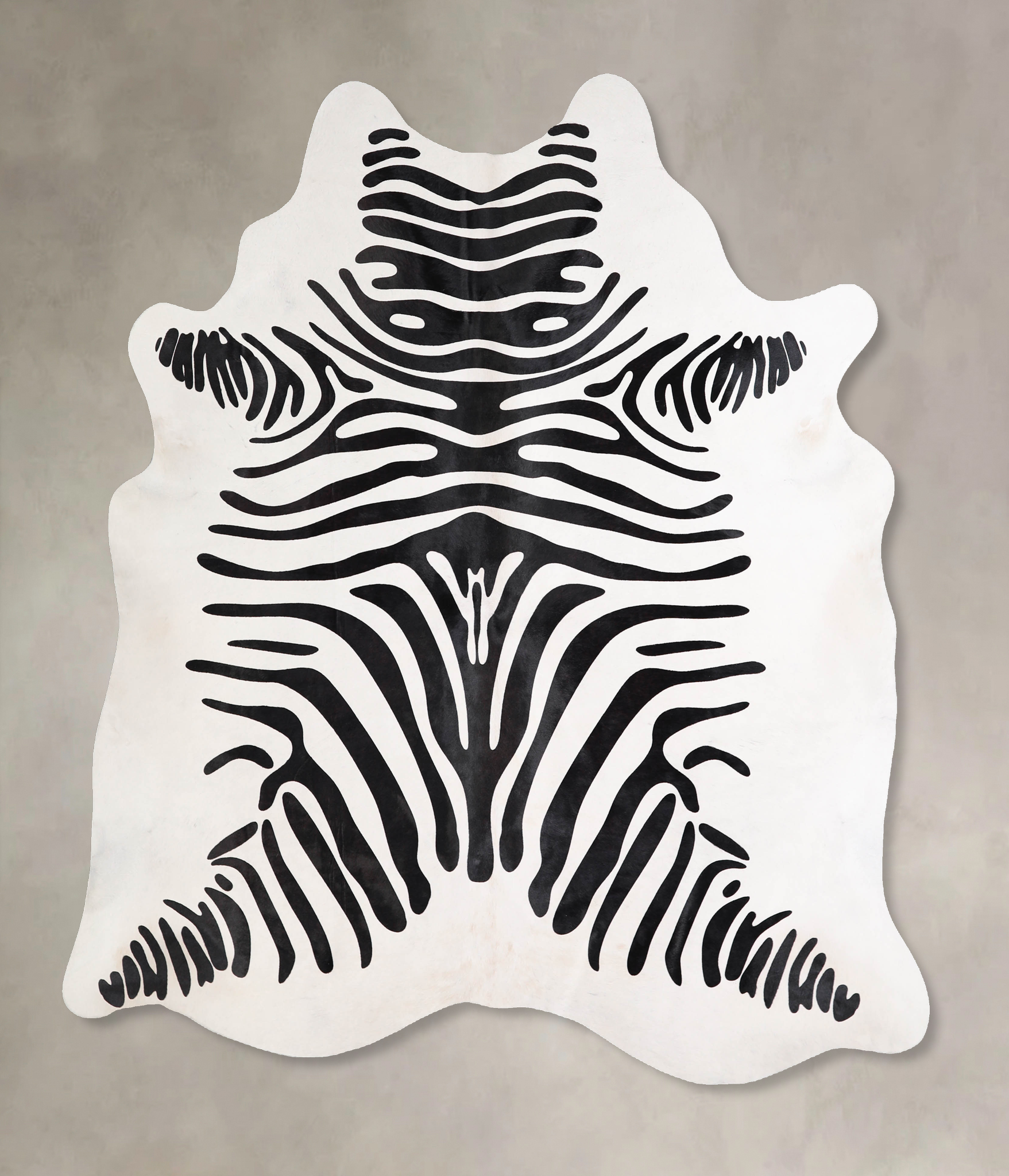 Zebra Cowhide Rug #A34596