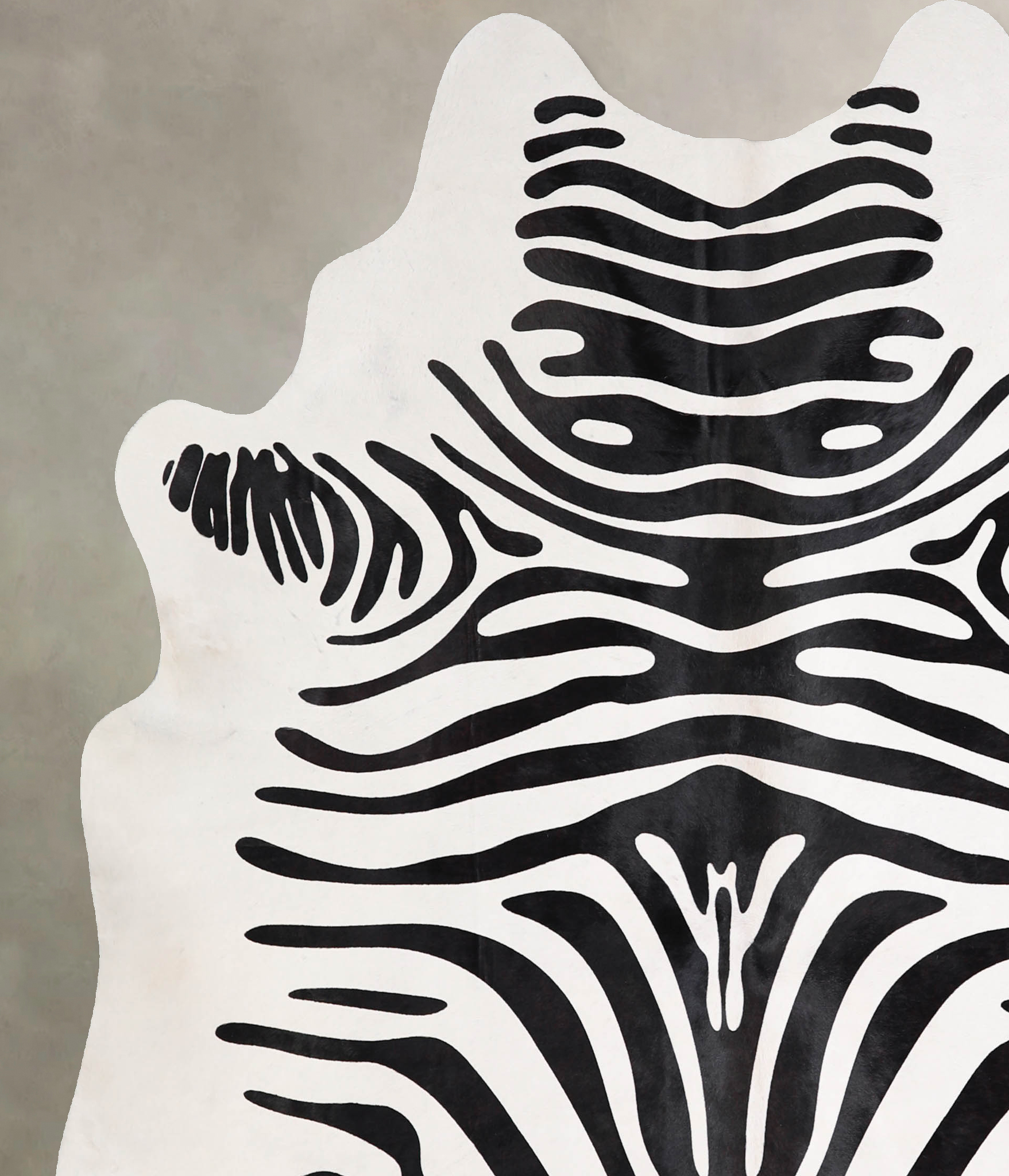 Zebra Cowhide Rug #A34596