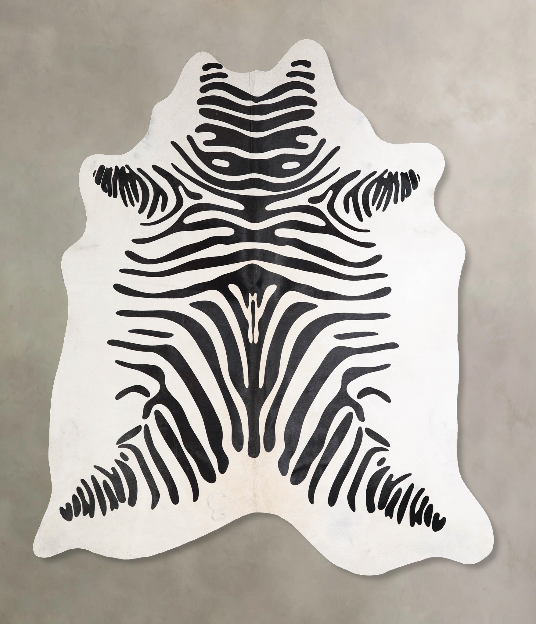 Zebra Cowhide Rug #A34597