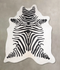 Zebra X-Large Brazilian Cowhide Rug 6'10