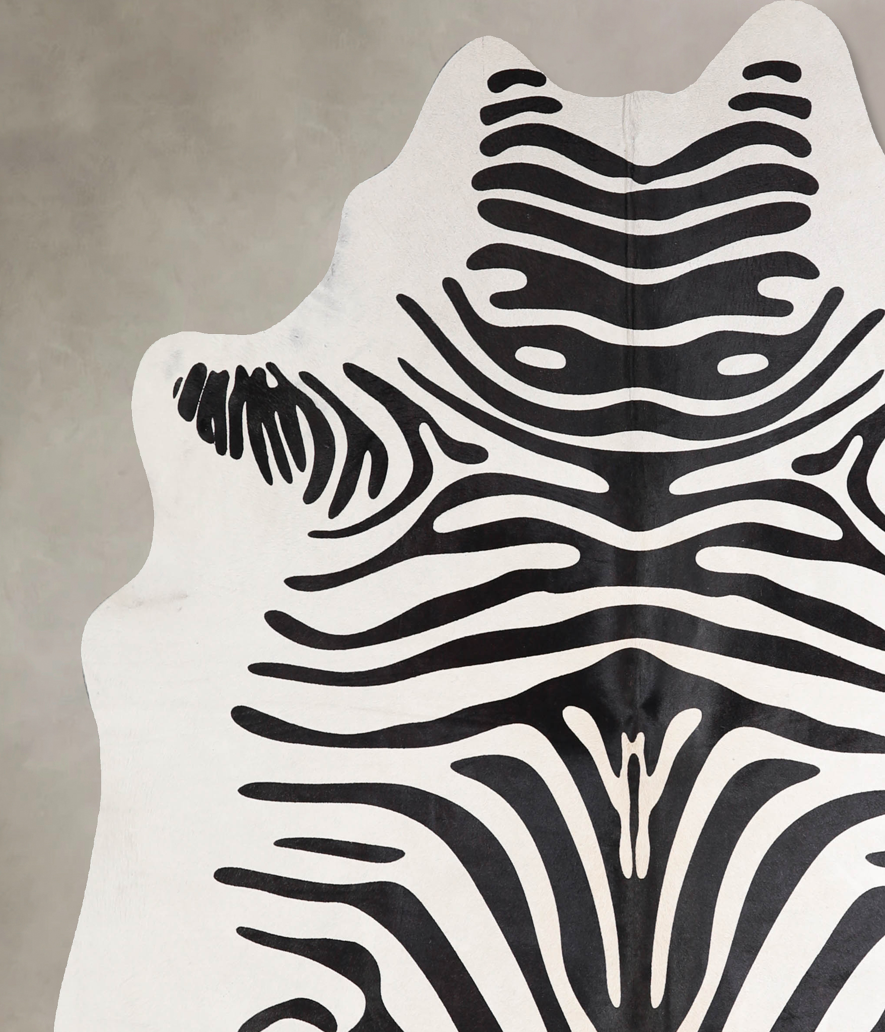 Zebra Cowhide Rug #A34597