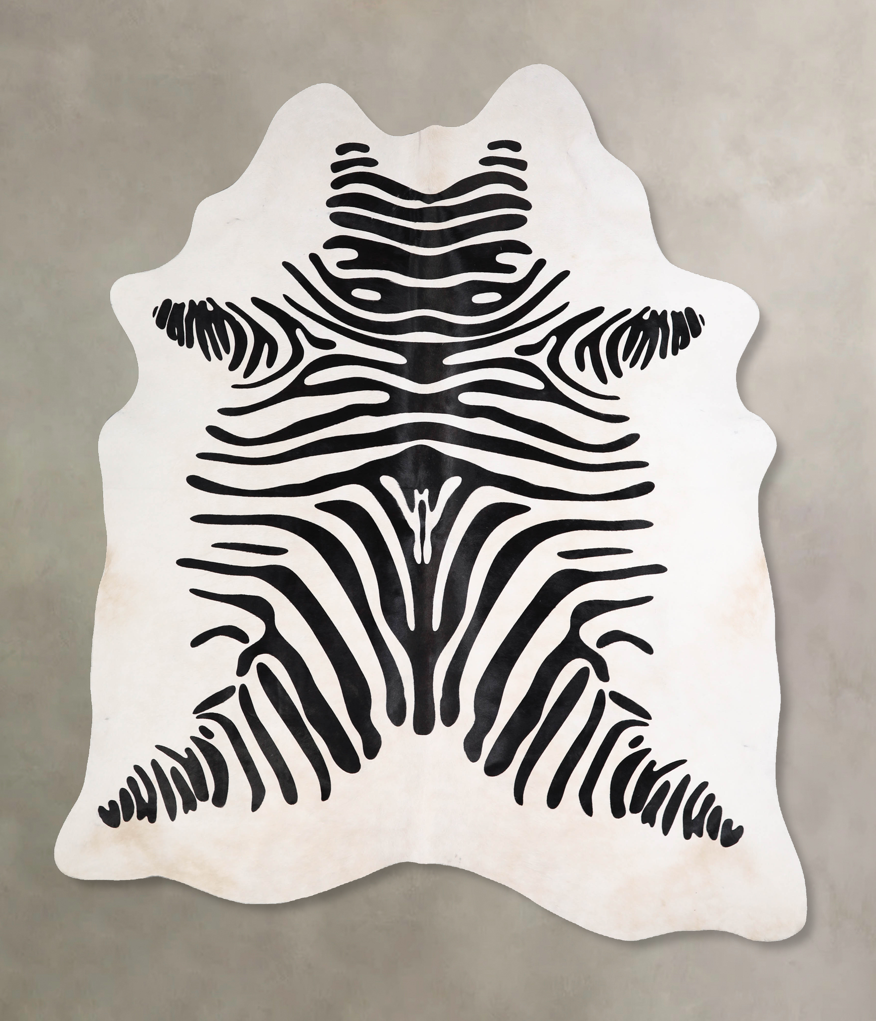 Zebra Cowhide Rug #A34598