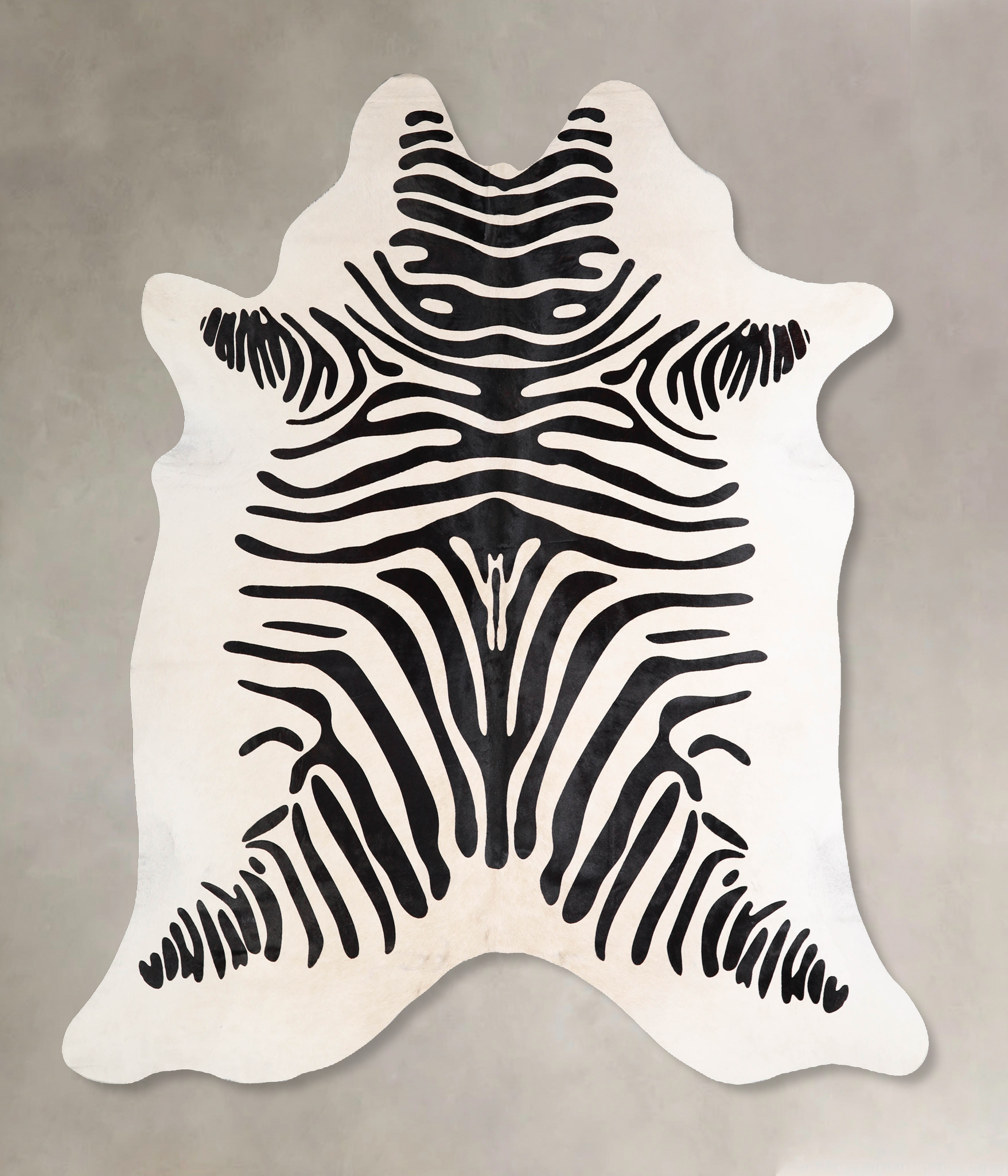 Zebra Cowhide Rug #A34599