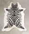 Zebra X-Large Brazilian Cowhide Rug 6'8