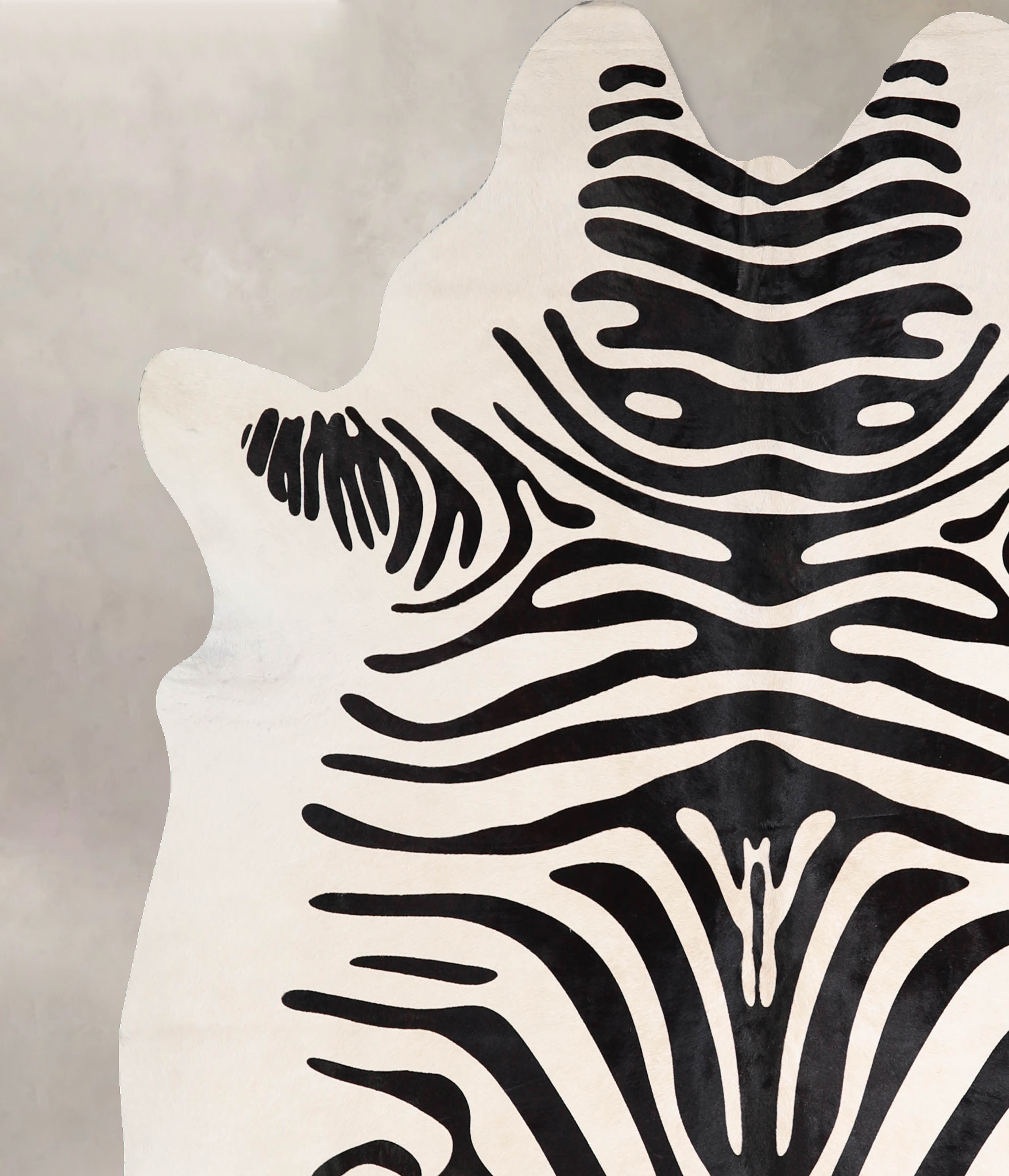 Zebra Cowhide Rug #A34599