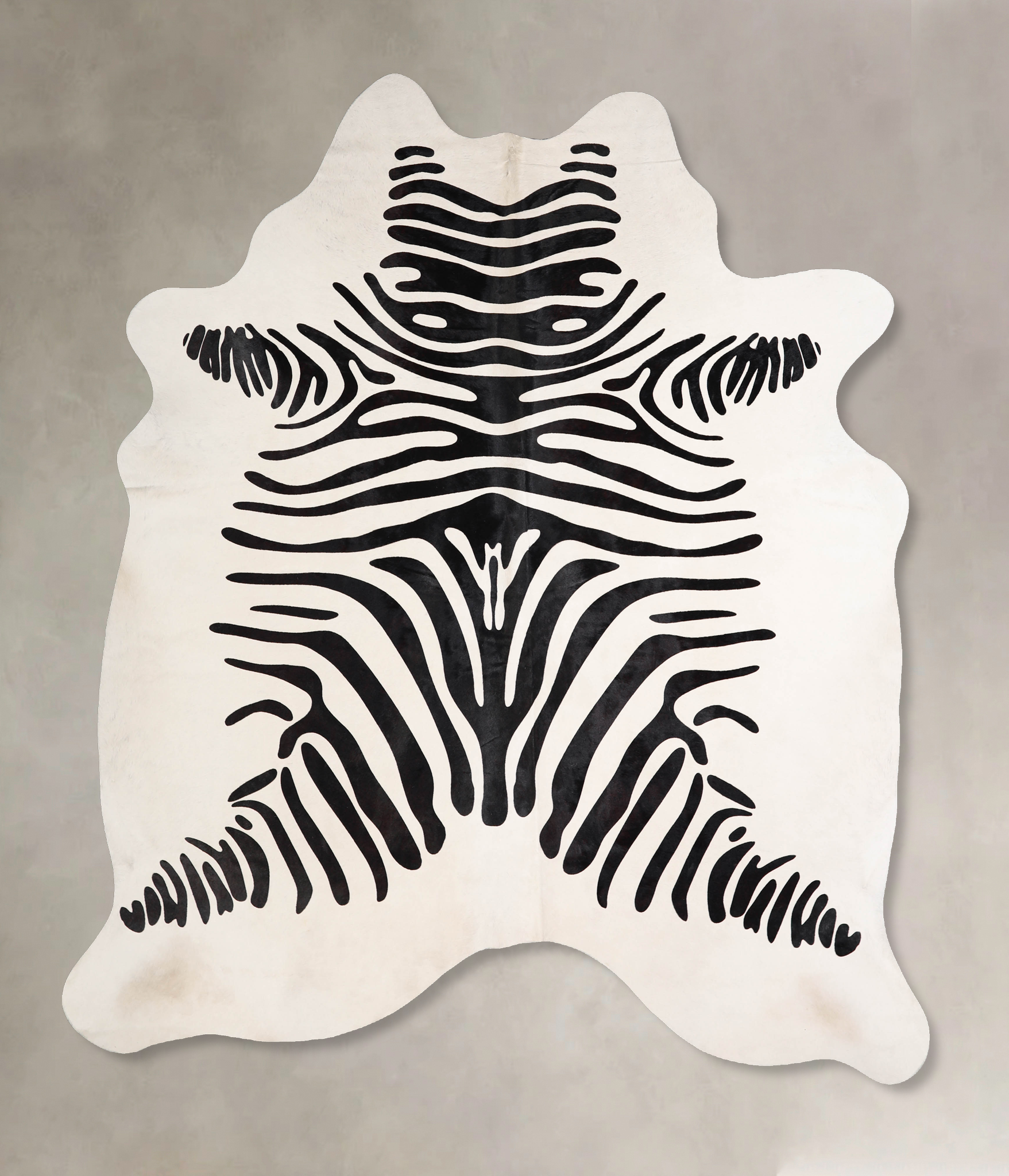 Zebra Cowhide Rug #A34600