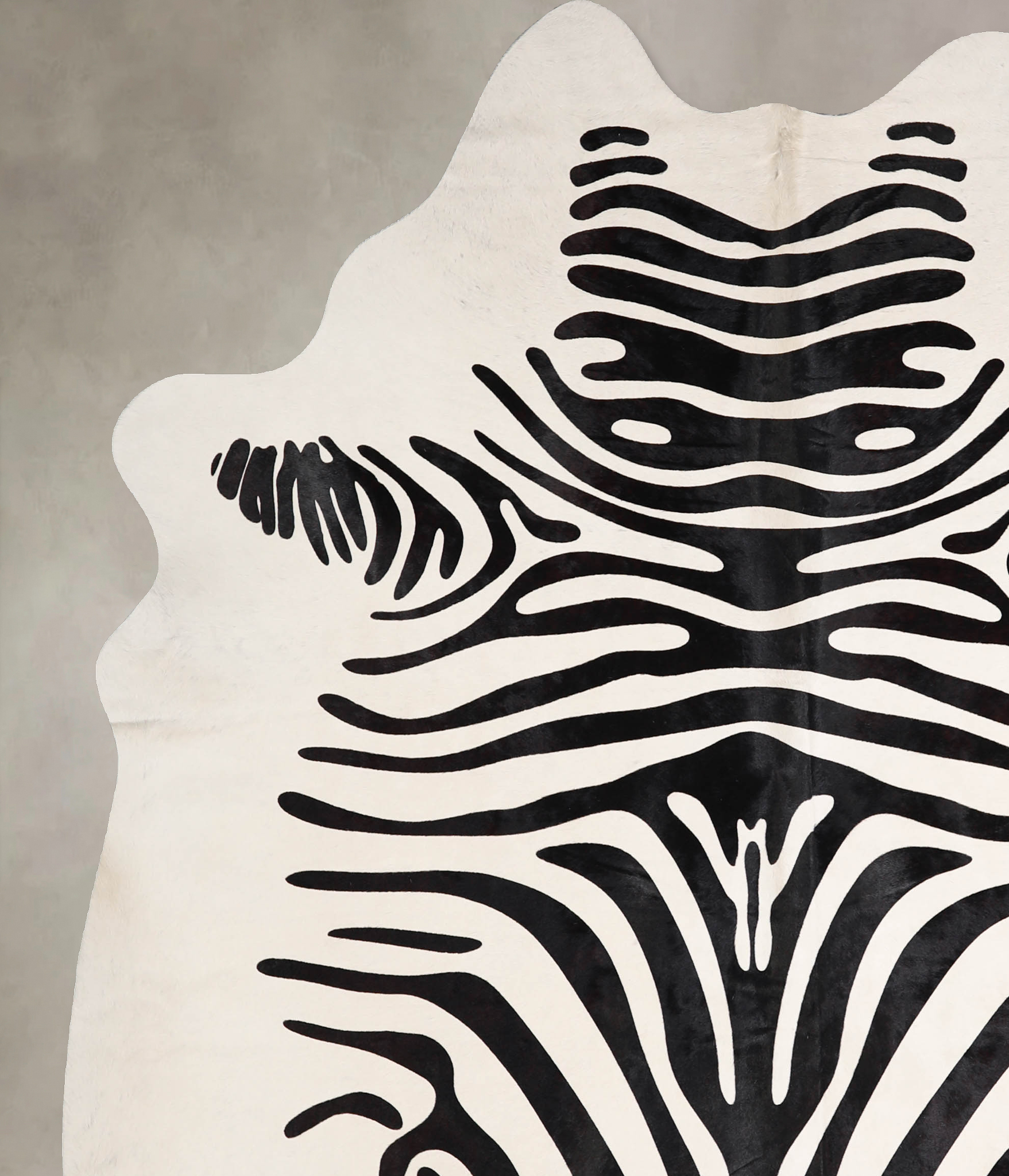 Zebra Cowhide Rug #A34600