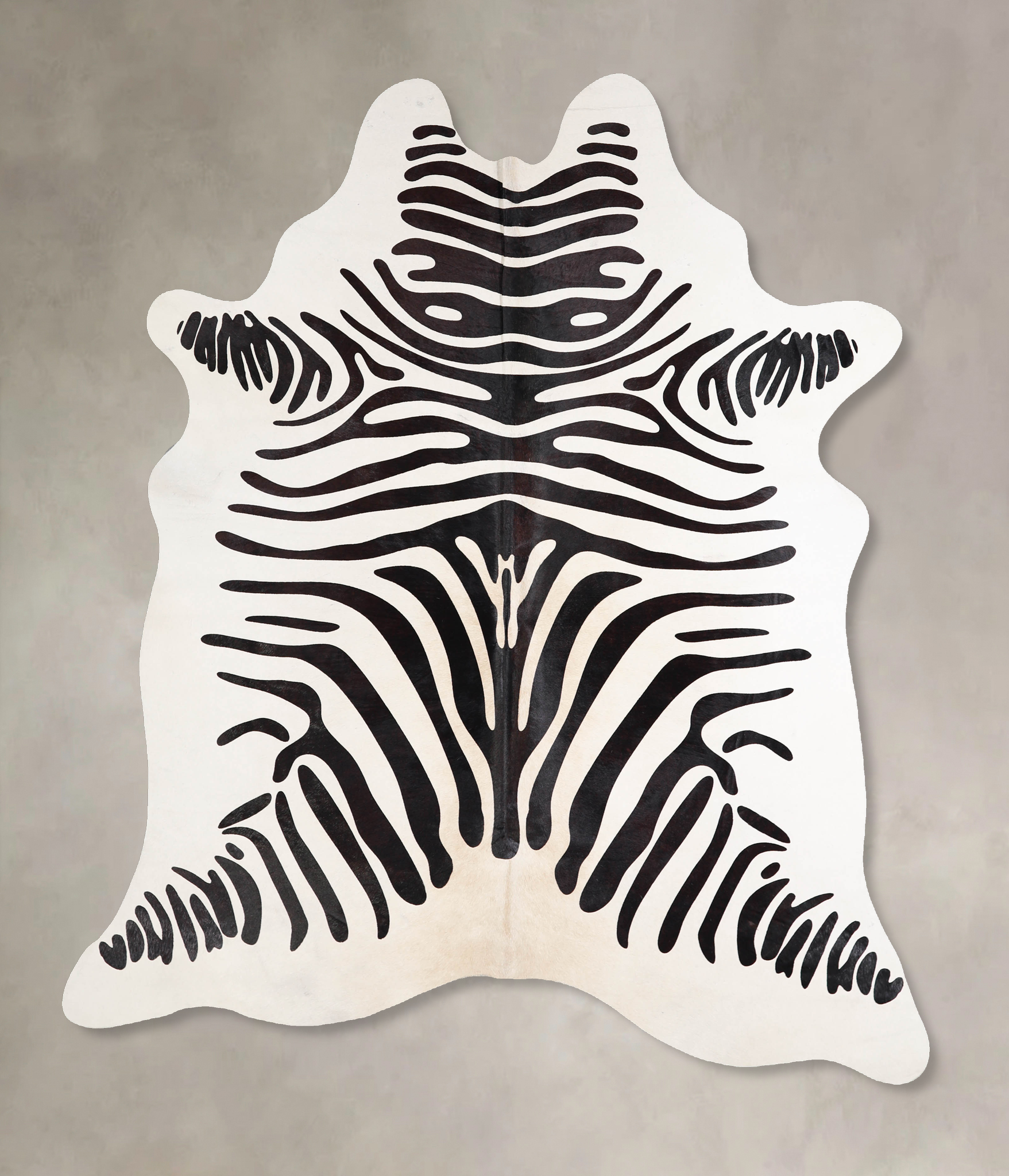 Zebra Cowhide Rug #A34601