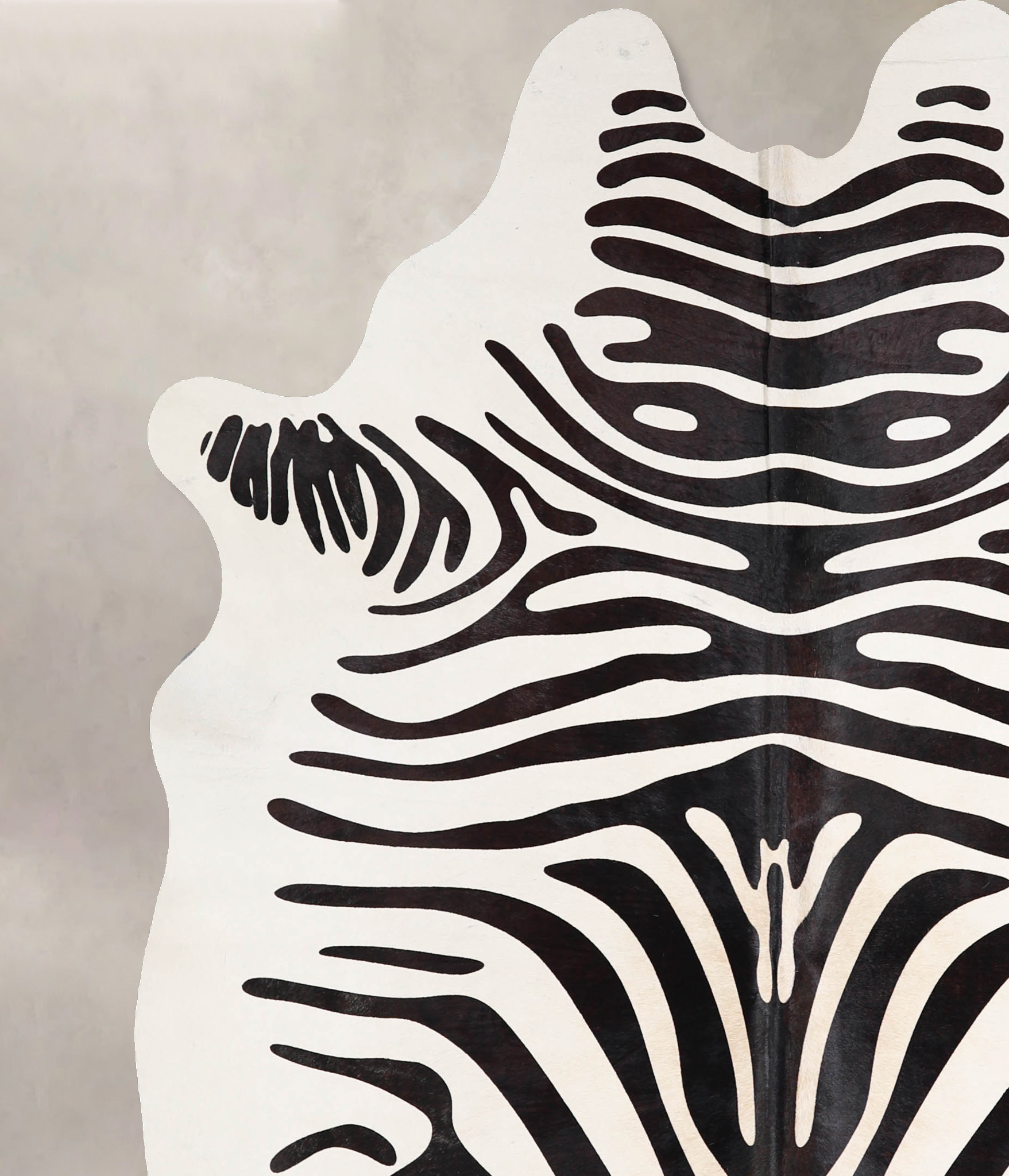 Zebra Cowhide Rug #A34601