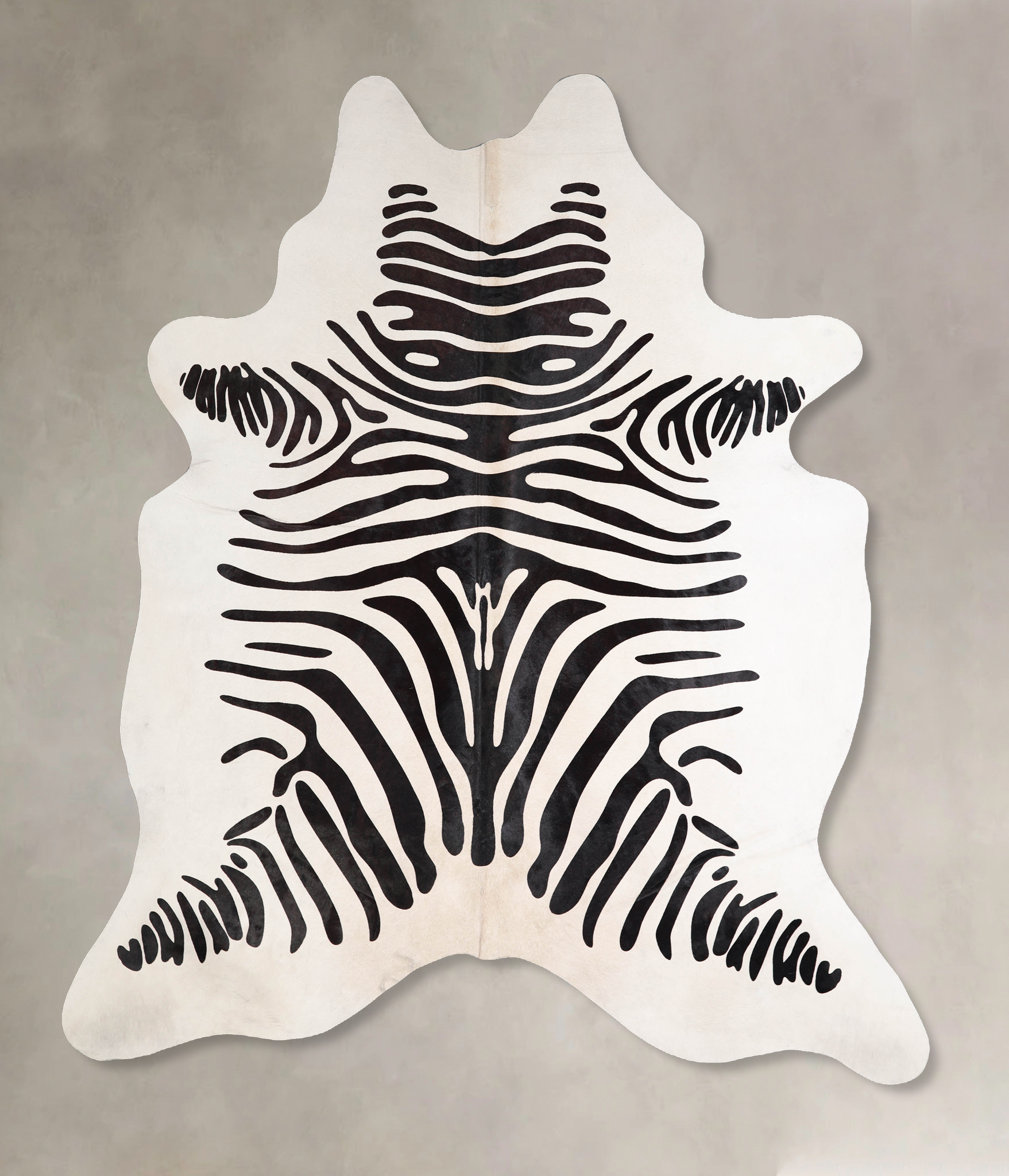 Zebra Cowhide Rug #A34602