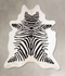 Zebra X-Large Brazilian Cowhide Rug 7'5