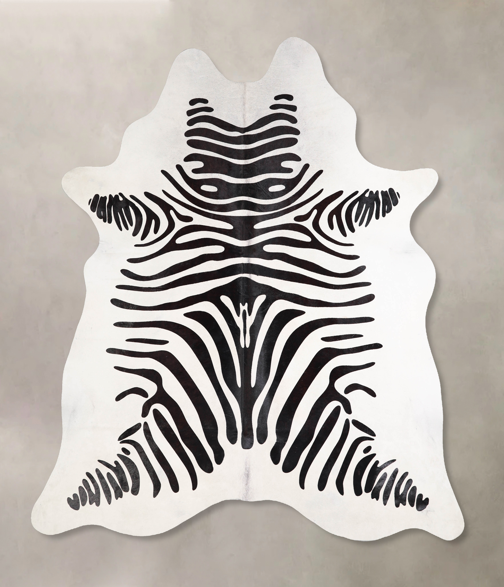 Zebra Cowhide Rug #A34603