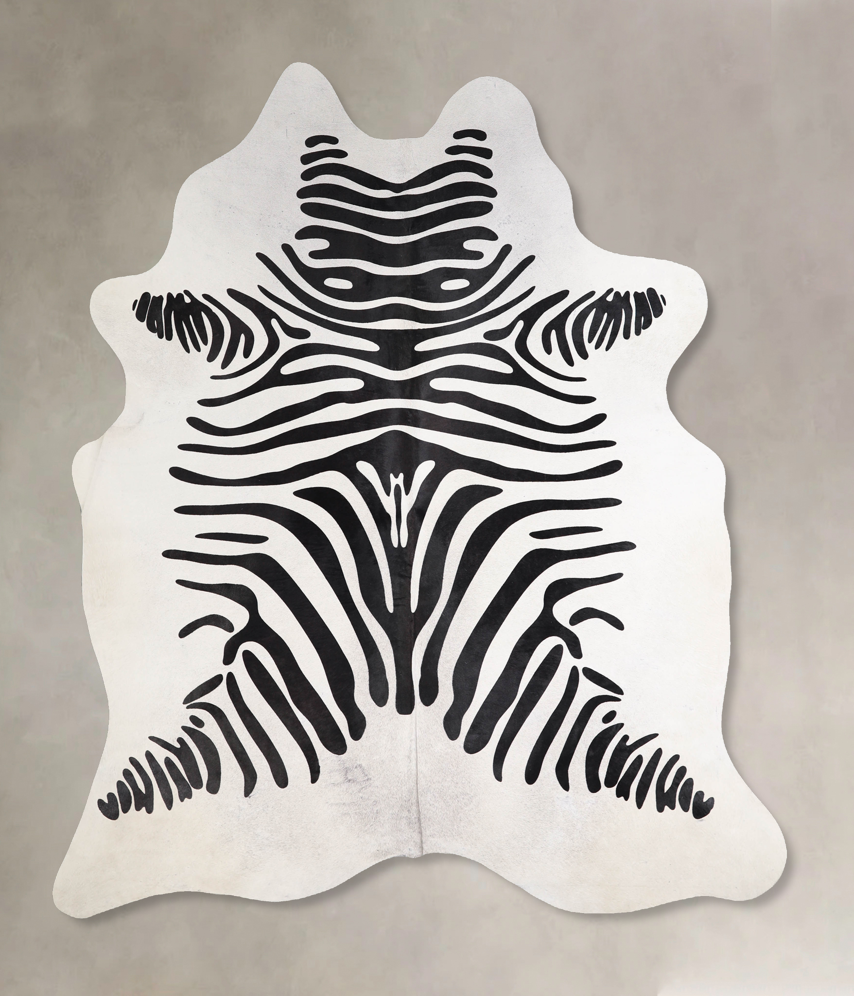 Zebra Cowhide Rug #A34604