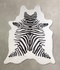 Zebra X-Large Brazilian Cowhide Rug 7'8