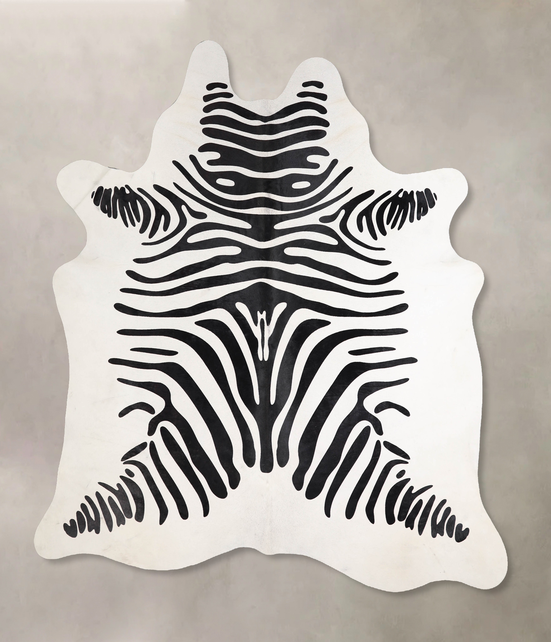 Zebra Cowhide Rug #A34606