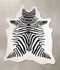 Zebra X-Large Brazilian Cowhide Rug 7'1